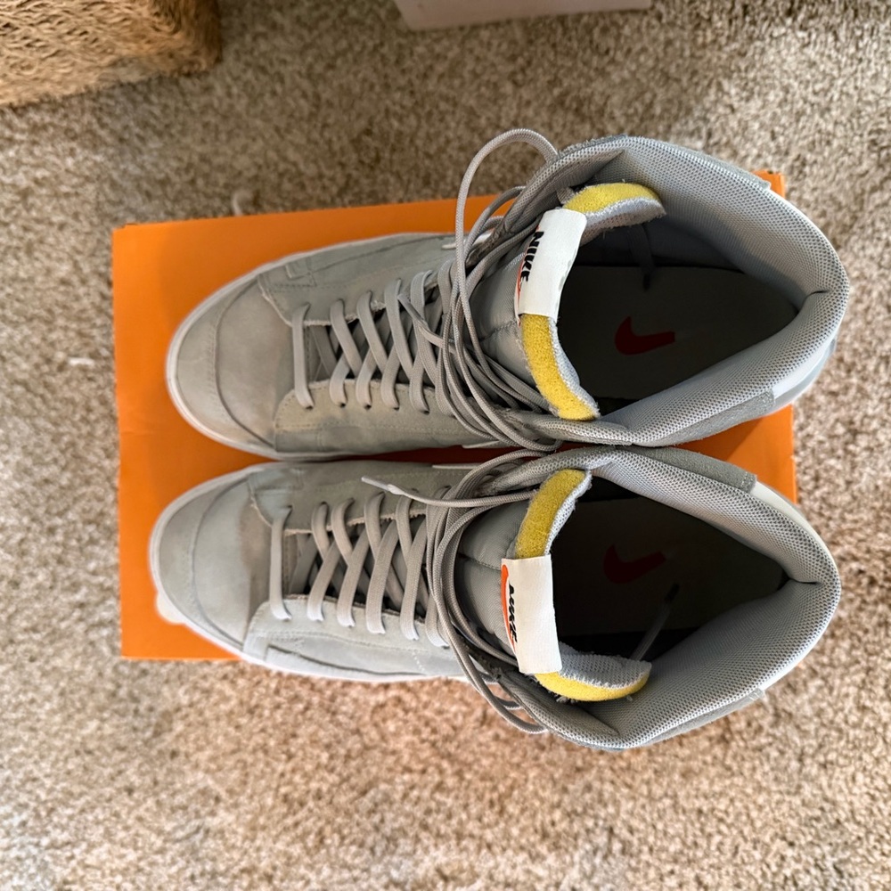 Nike Gray Blazer Mid ‘77 Suede Sneakers - Picture 5 of 5